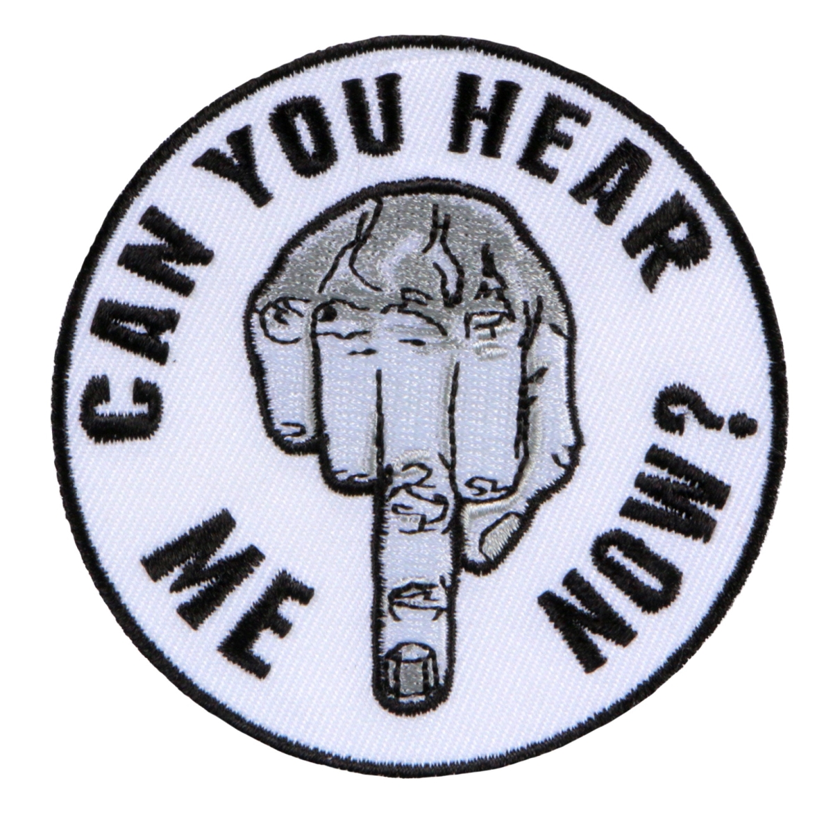 PPL9753 3 in. Can You Hear Me Now Patch - Multi Color