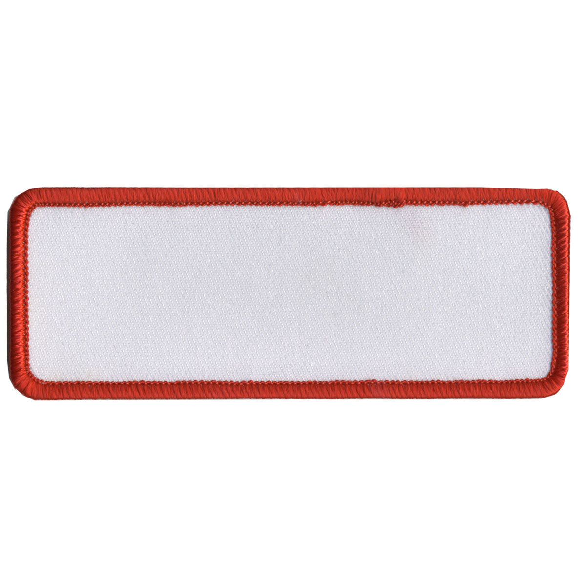 PPP1006 4 x 1.5 in. Blank with Trim Patch - White & Red