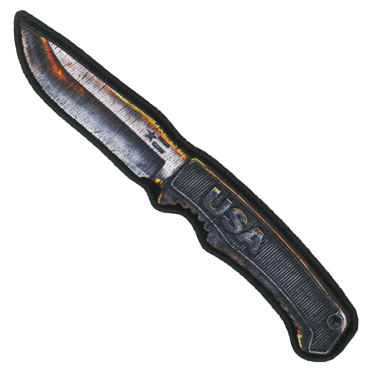 PPQ1193 0.5 x 6 in. USA Knife Patch - Multi Color