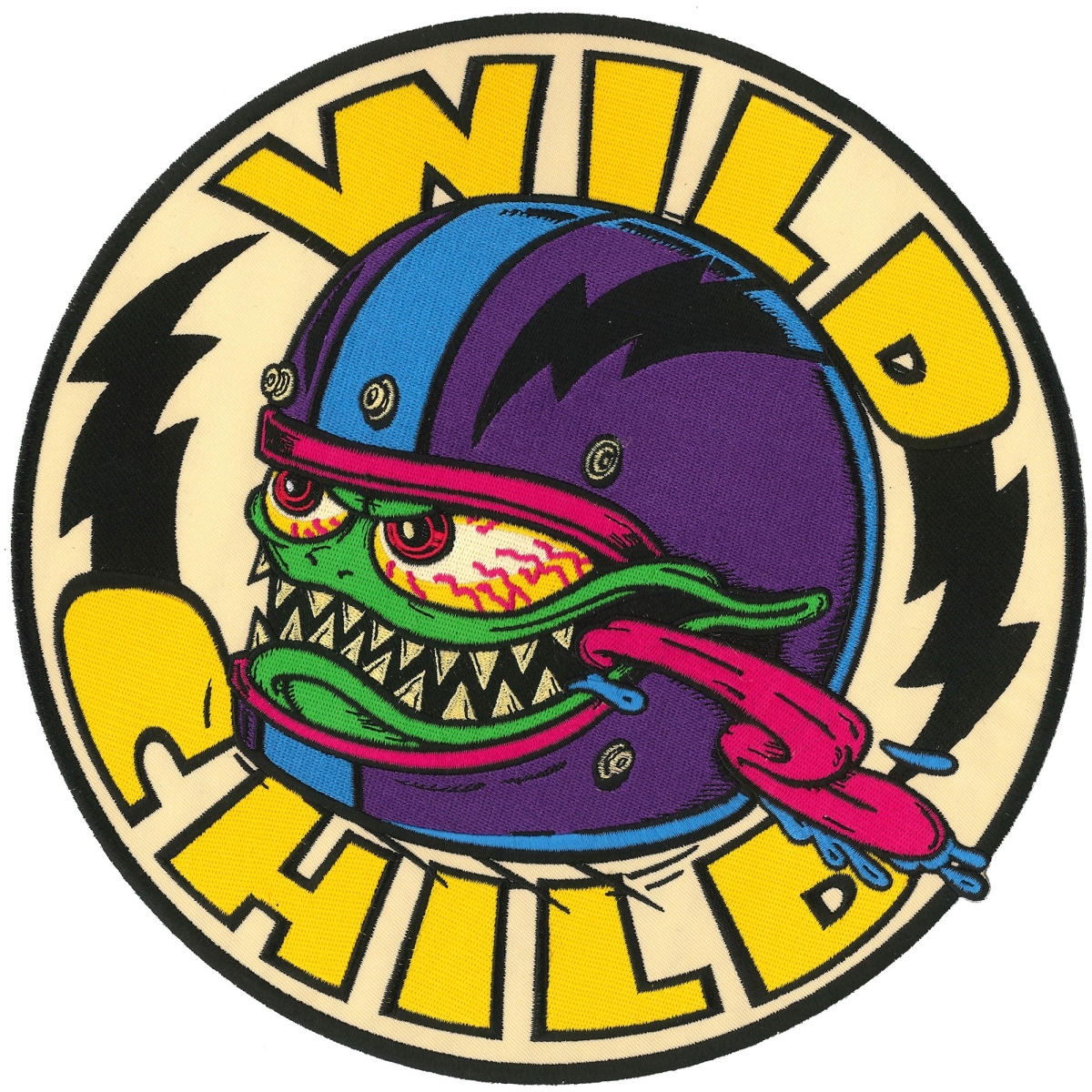 PPQ1399 10 x 10 in. Monster Wild Child Patch - Multi Color