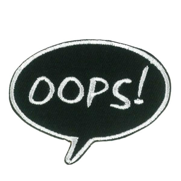 PPW1197 2.5 x 2 in. Oops Patch - Multi Color