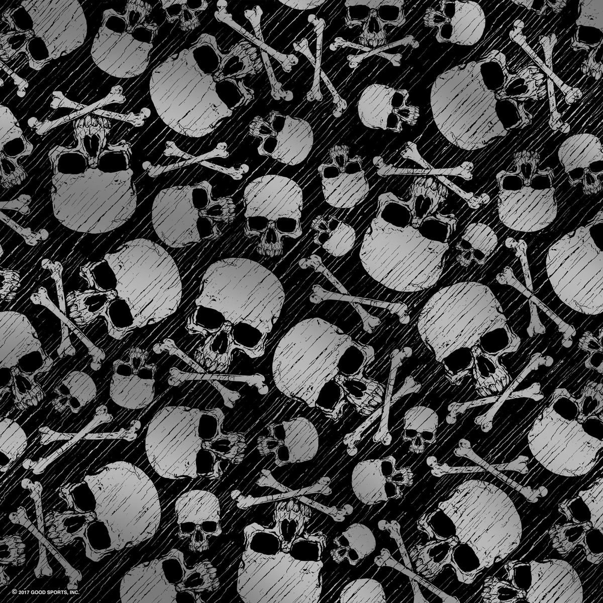BAB1090 21 x 21 in. Skulls & Bones Bandana