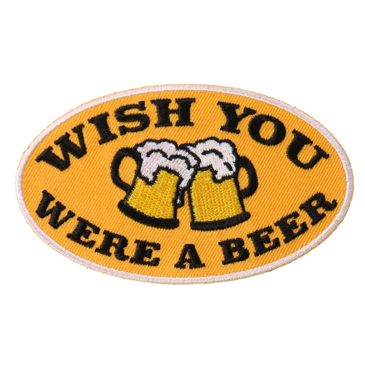 PPL9567 4 x 2 in. Wish You Were A Beer Patch - Multi Color