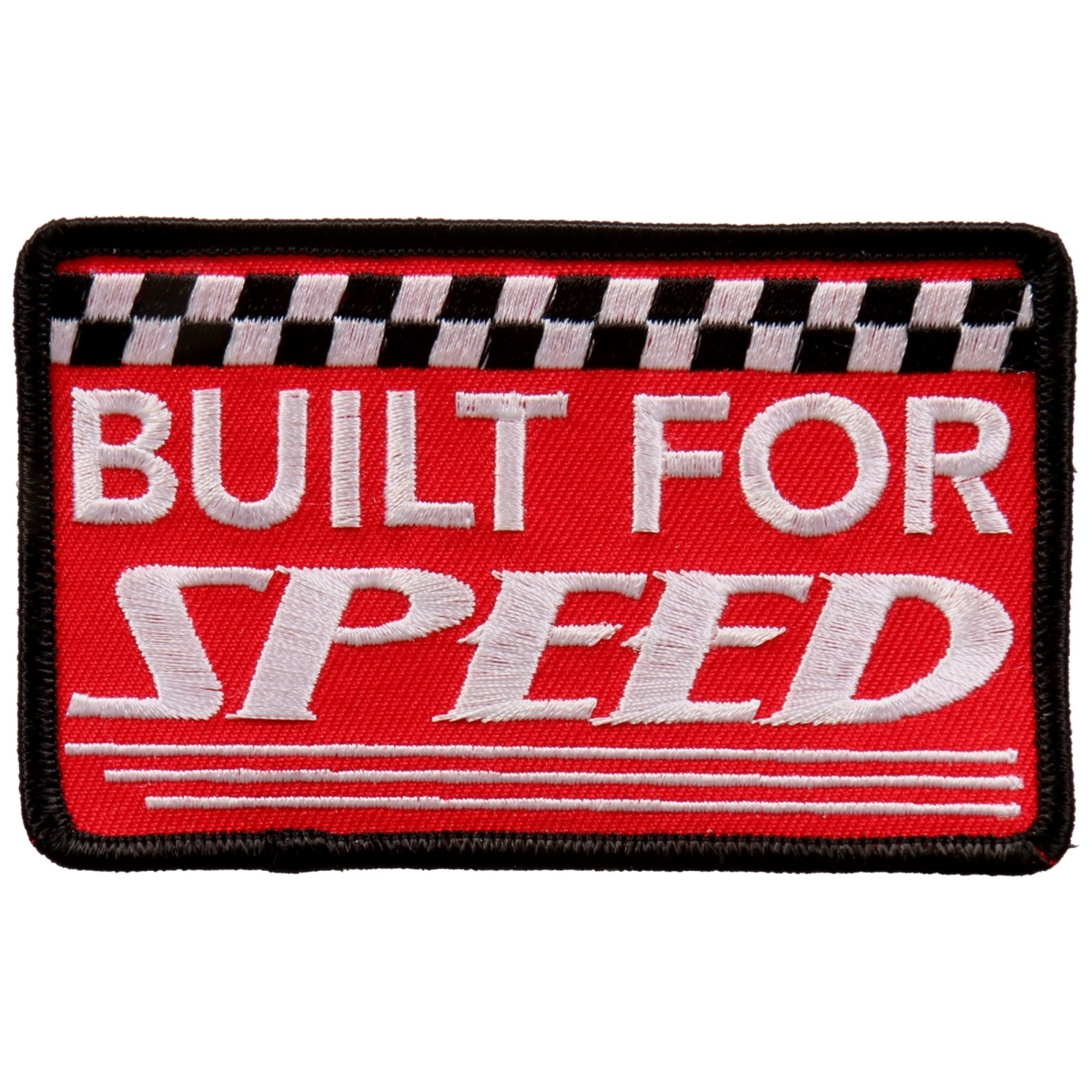 PPL9674 4 x 3 in. Built for Speed Patch - Multi Color