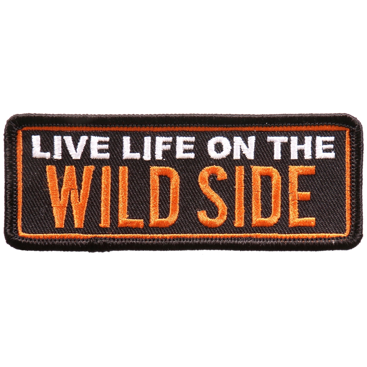 PPL9699 4 x 2 in. Live Life on the Wild Patch - Multi Color