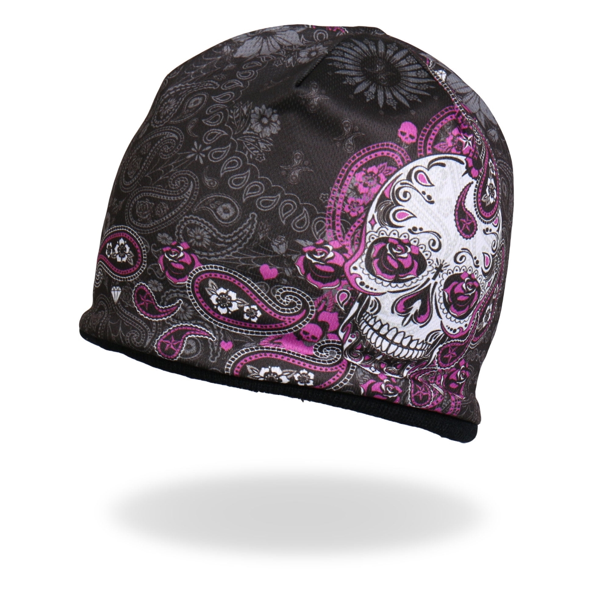 KHC1030 Sublimated Sugar Paisley 2 Beanie - Multi Color - One Size Fits Most