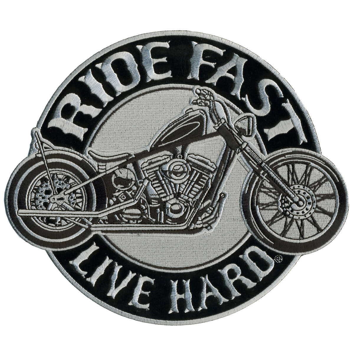 PPA7070 4 x 4 in. Circle Bike Patch - Multi Color