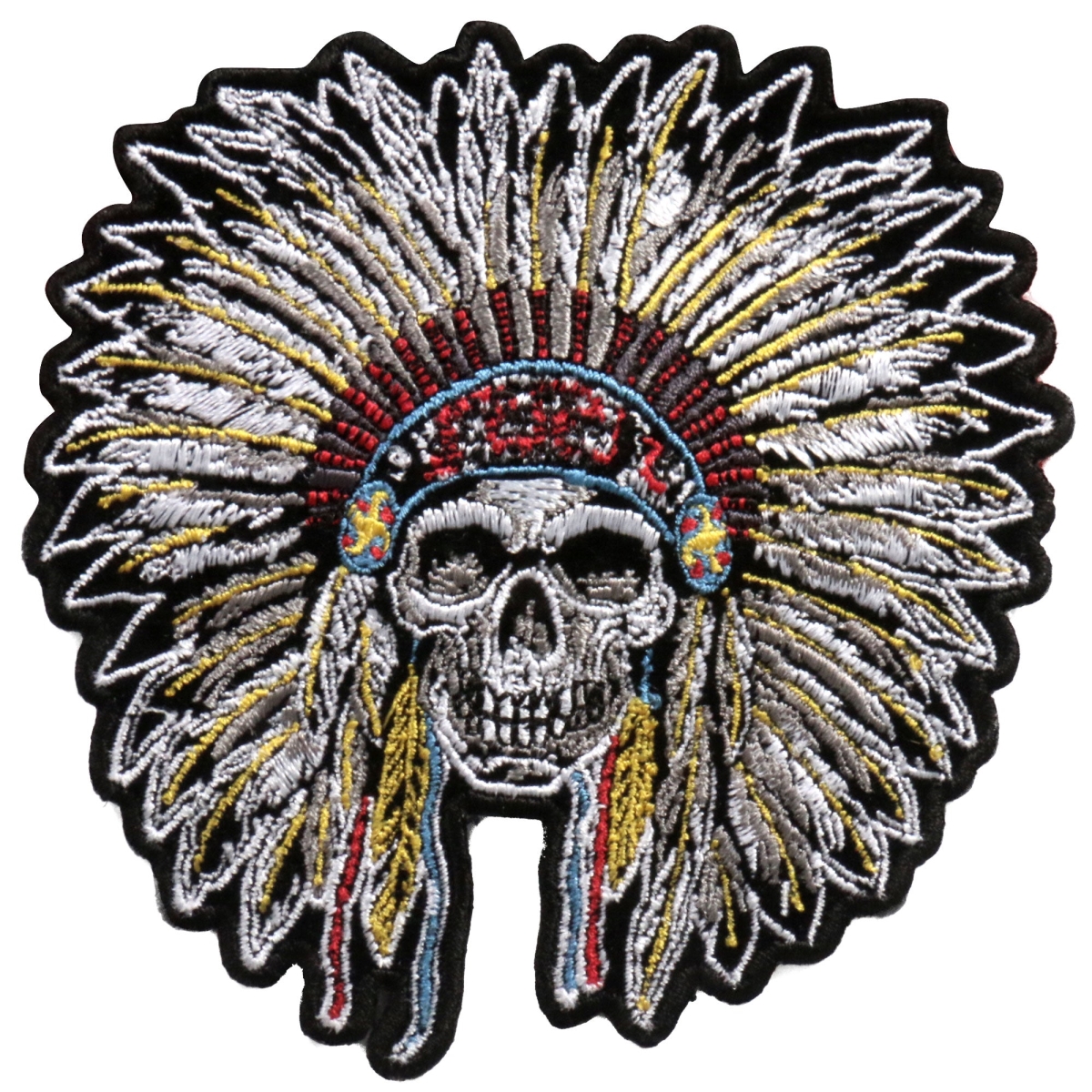 PPA7503 4 x 4 in. Full Headdress Patch - Multi Color