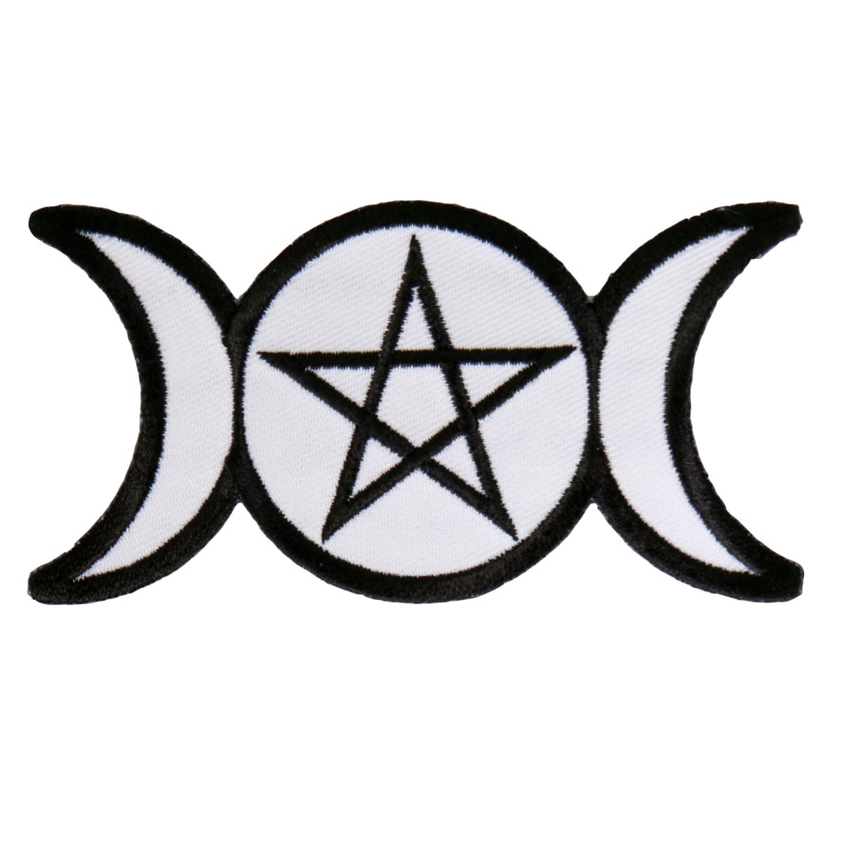 PPA8632 4 x 2 in. Pagan Triple Goddess Embroidered Patch - Multi Color