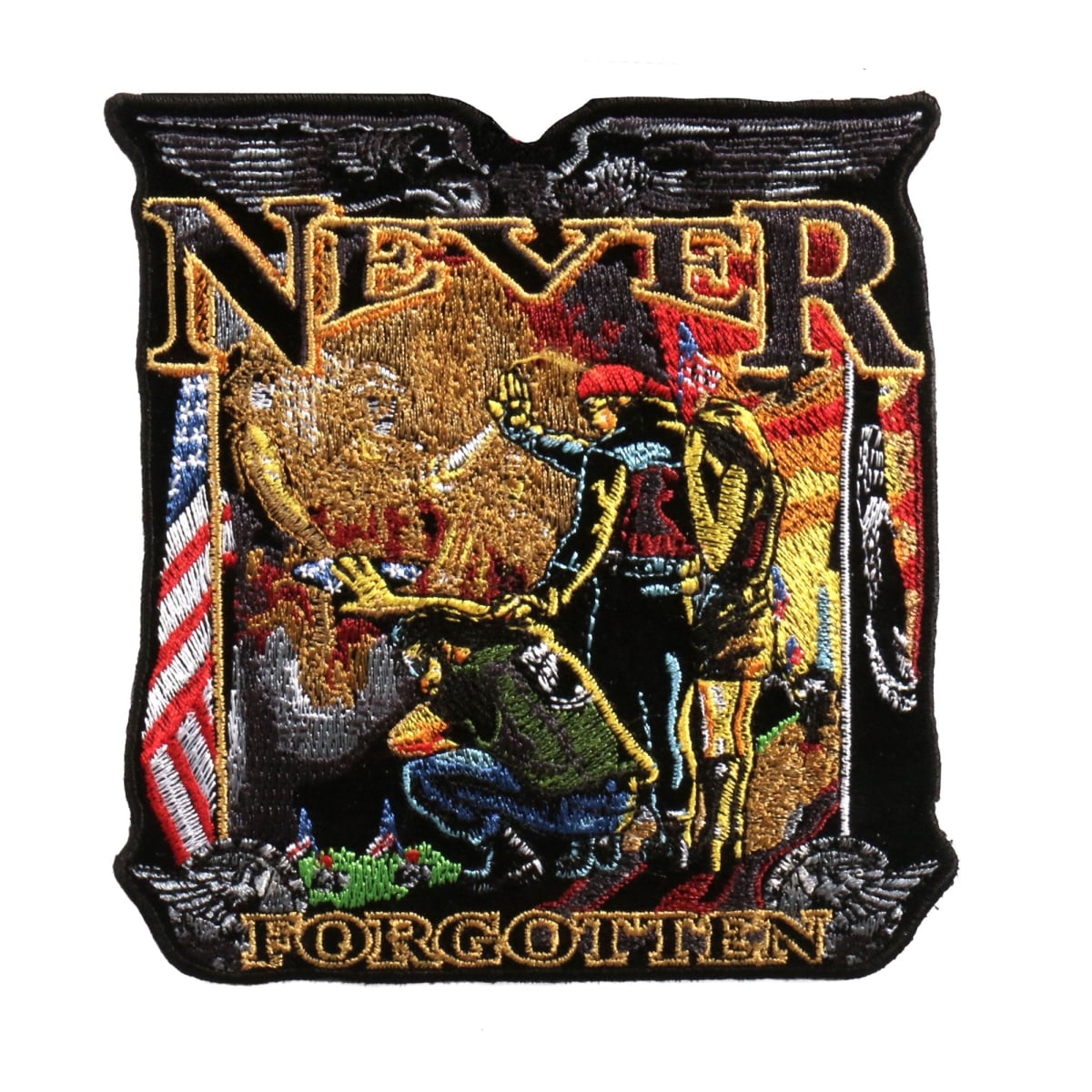 PPA4140 5 x 5 in. Vietnam Wall Patch - Multi Color