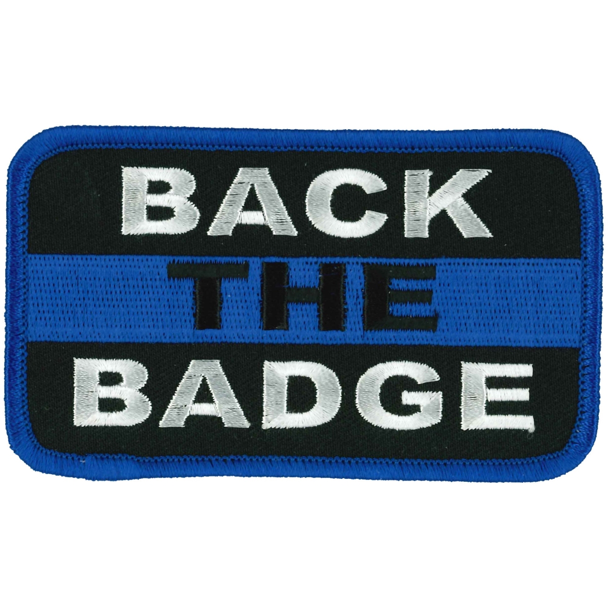 PPL9872 4 x 3 in. Back the decal Patch - Multi Color