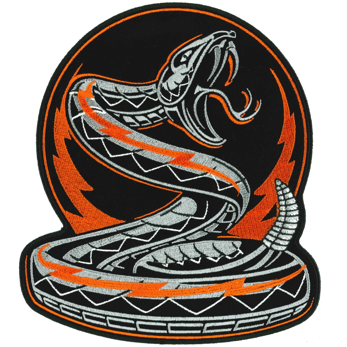 PPQ1568 7 x 8 in. Rattler Emblem Patch - Multi Color