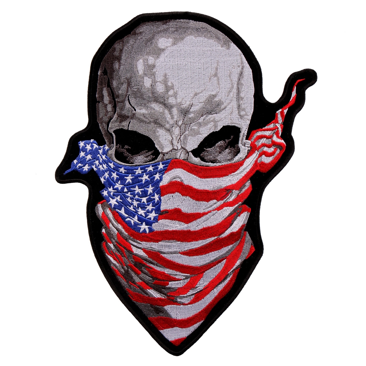 PPA9589 9 x 12 in. America Rising Skull Patch - Multi Color