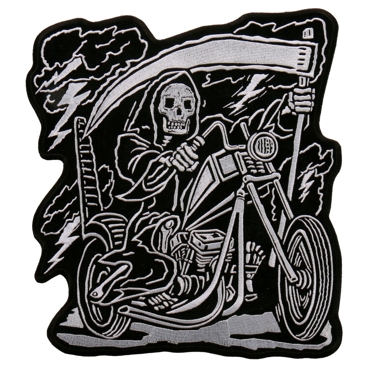 PPA9657 9 x 11 in. Reaper Rider Patch - Multi Color