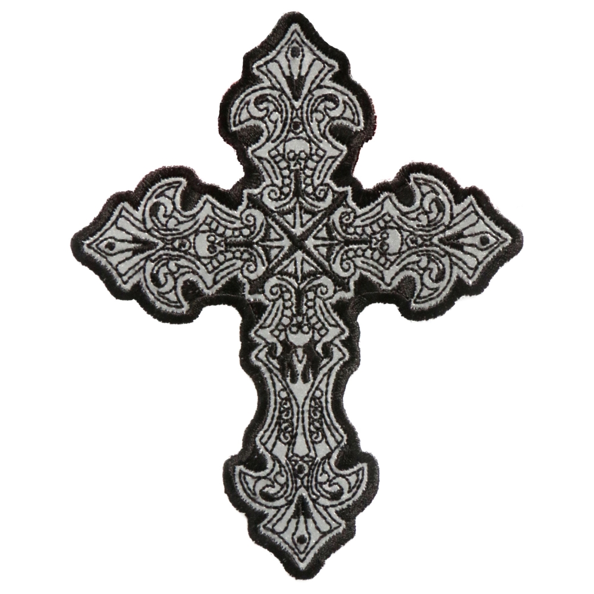 PPB1210 4 x 5 in. Reflective Crucifix Patch
