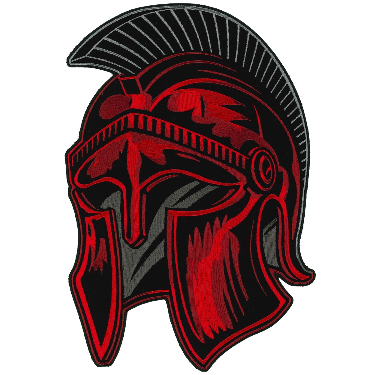 PPQ2129 8 x 12 in. Roman Soldier Helmet Patch - Multi Color