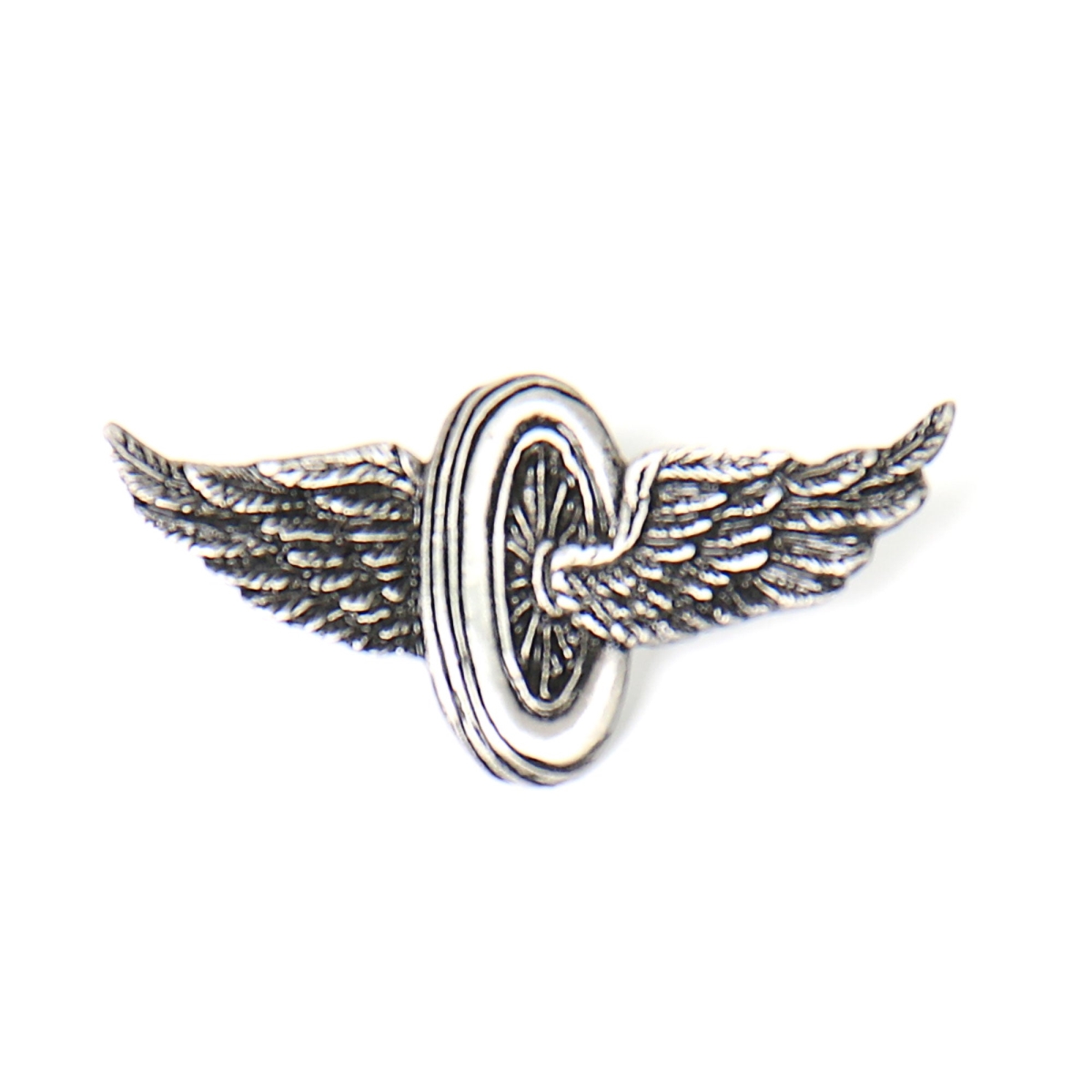 pna1225 Flying Wheel Pin - Pewter