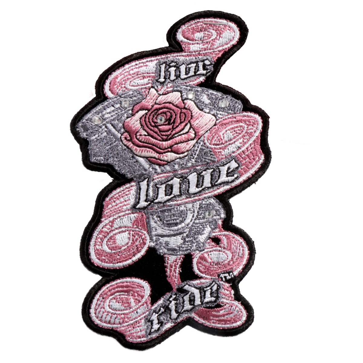 PPC3140 3 x 5 in. Live Love Ride Patch