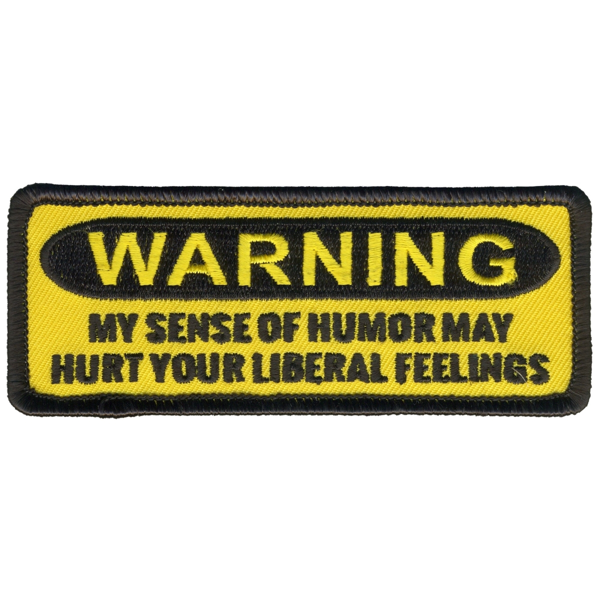 PPL9788 4 x 2 in. My Sense of Humor Patch - Multi Color