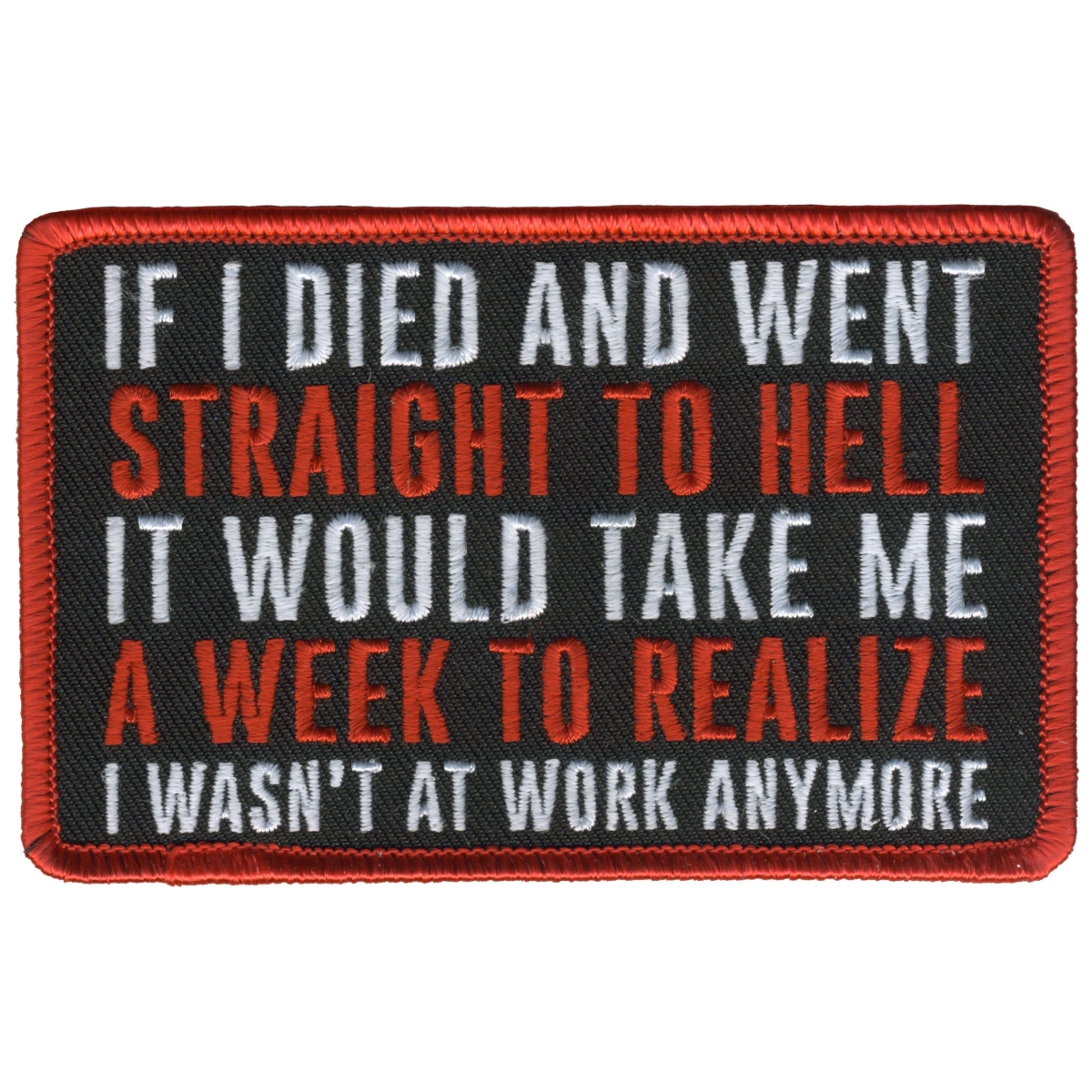 PPL9798 4 x 3 in. Week to Realize Patch - Multi Color