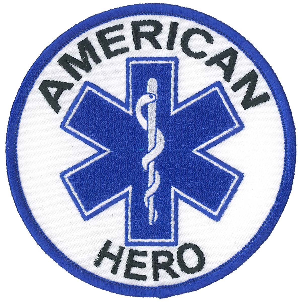 PPL9847 4 x 4 in. Hero Medical Star Patch - Multi Color