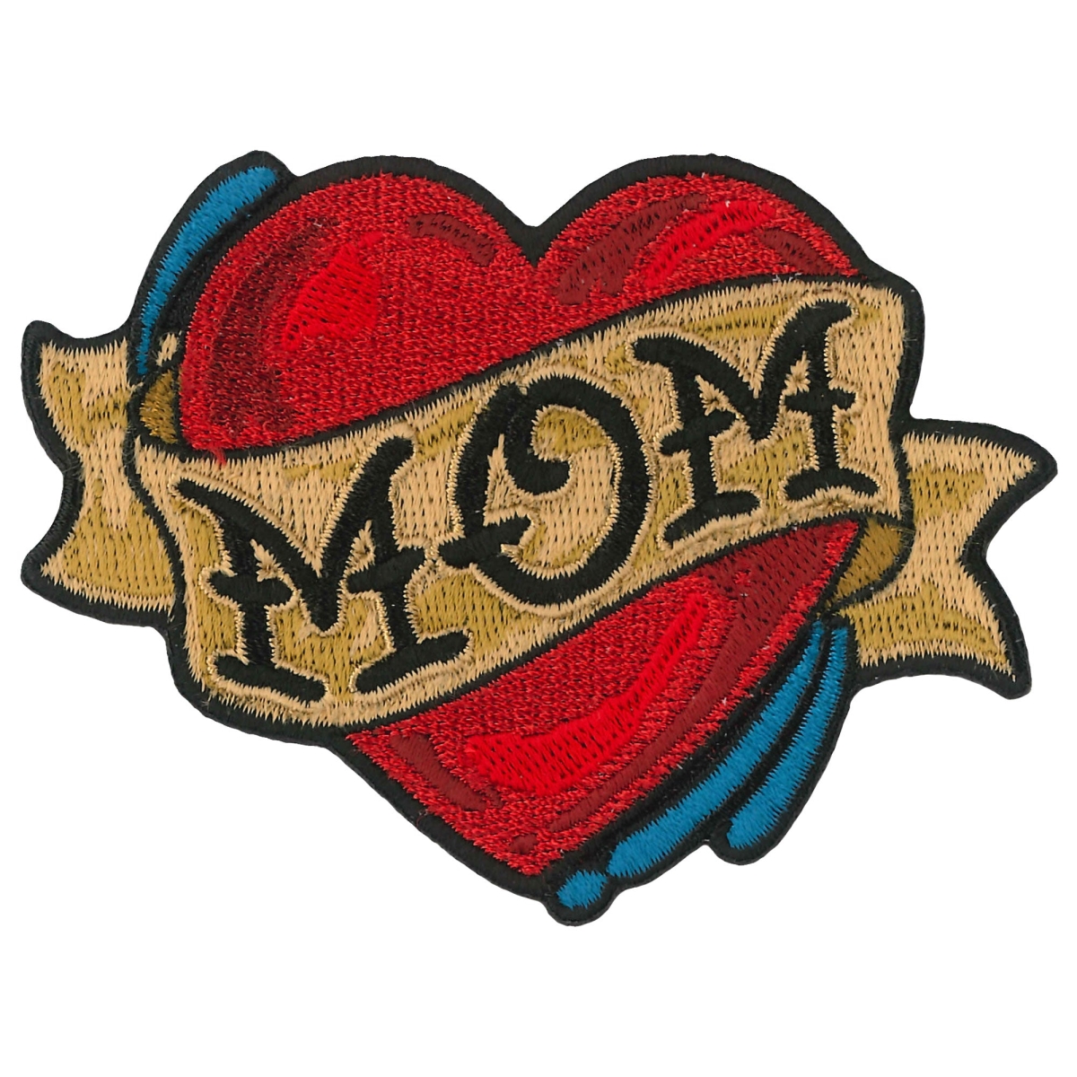 PPQ1470 3.5 x 2.5 in. Mom Heart Patch - Multi Color