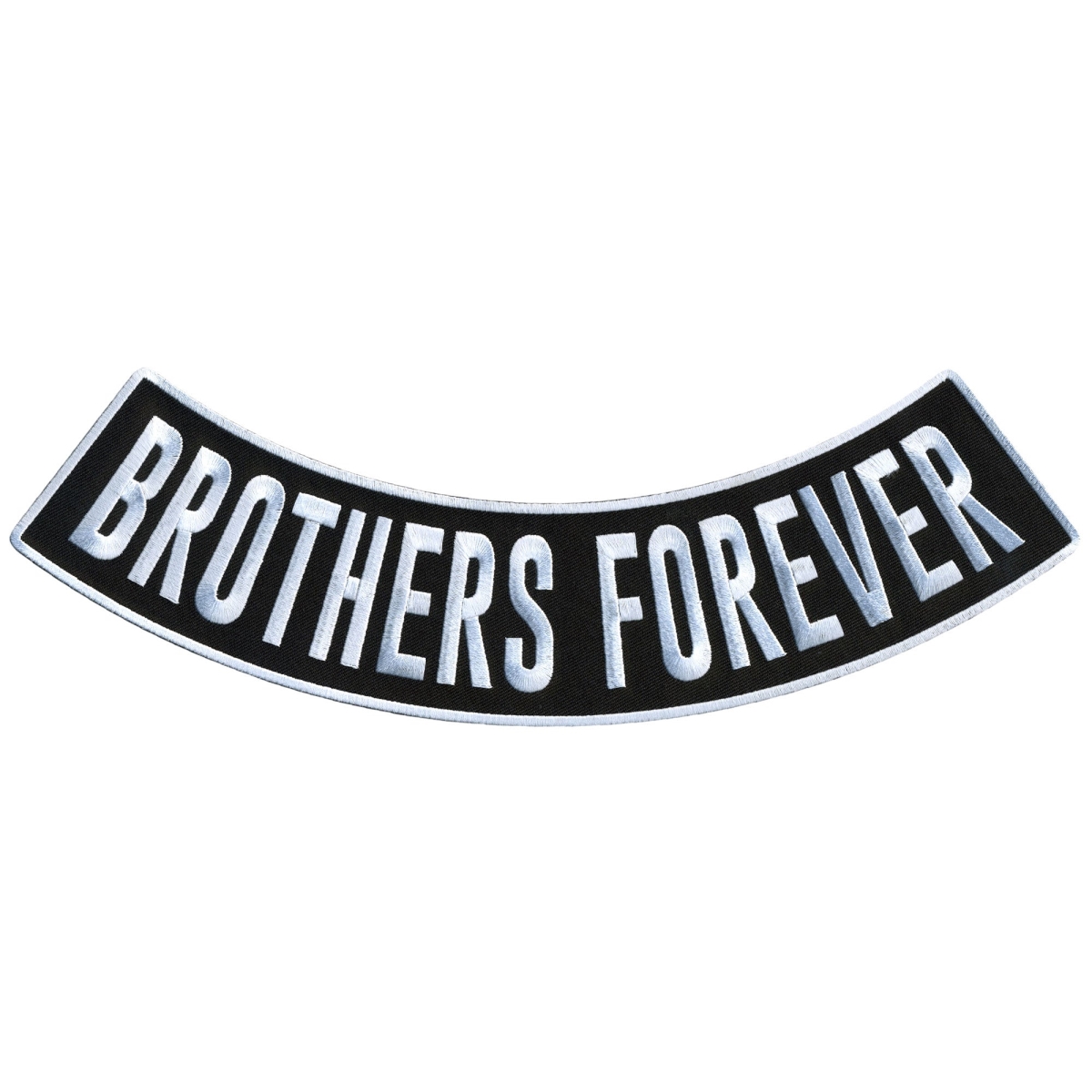 PPM5117 12 x 3 in. Brothers Forever Bottom Rocker Patch - Multi Color