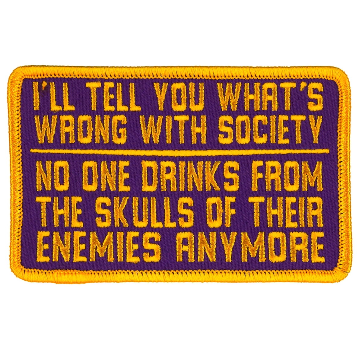 PPW1072 4 x 3 in. Skull of Enemies Patch - Multi Color