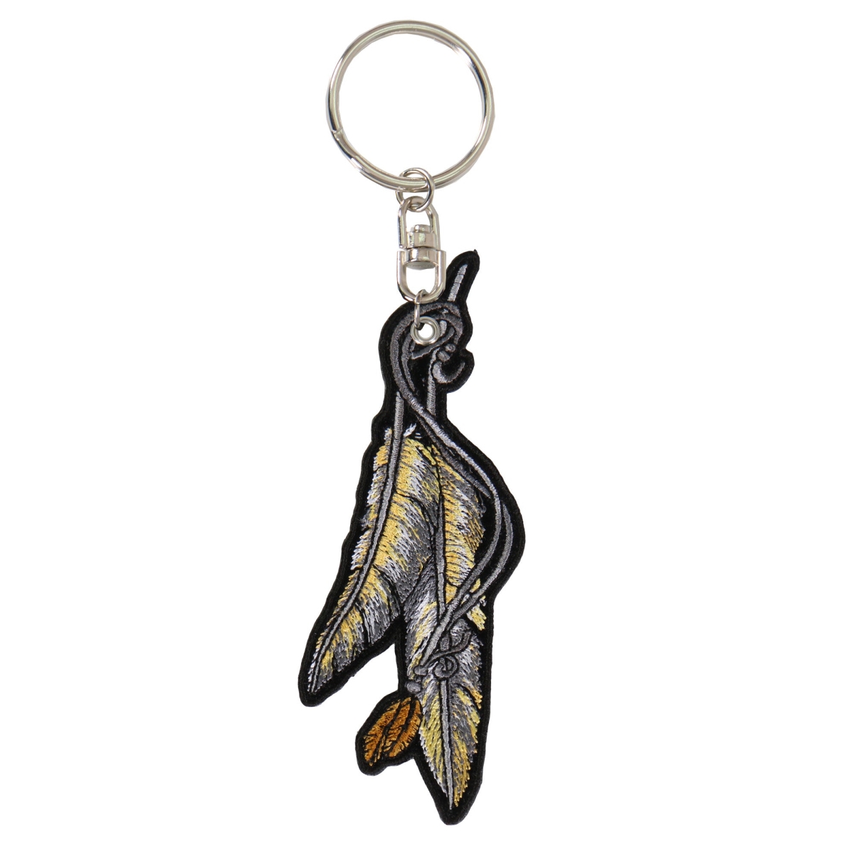 kch1051 2 x 5 in. Feather Embroidered Keychain