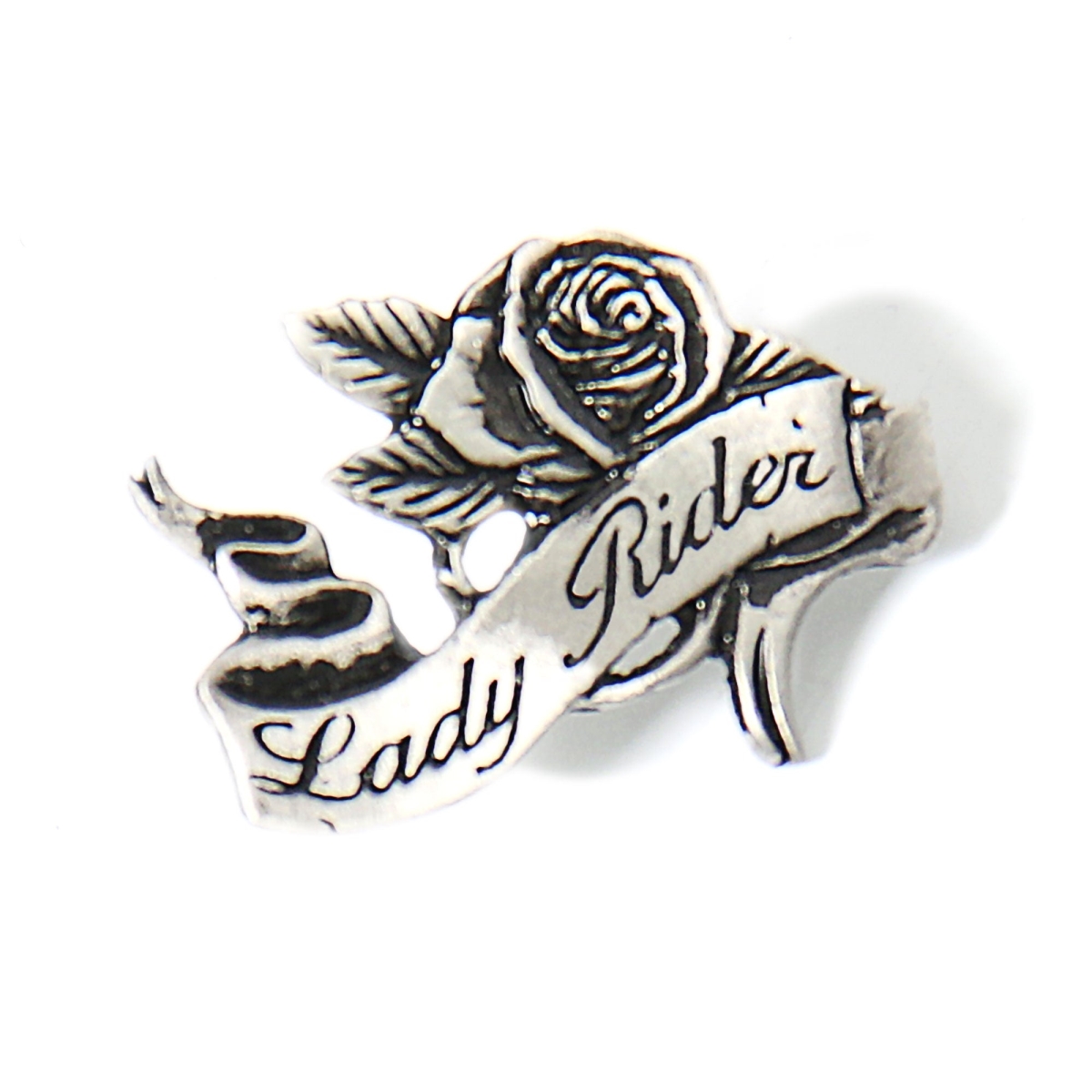 pna1009 Lady Rider Pin - Pewter