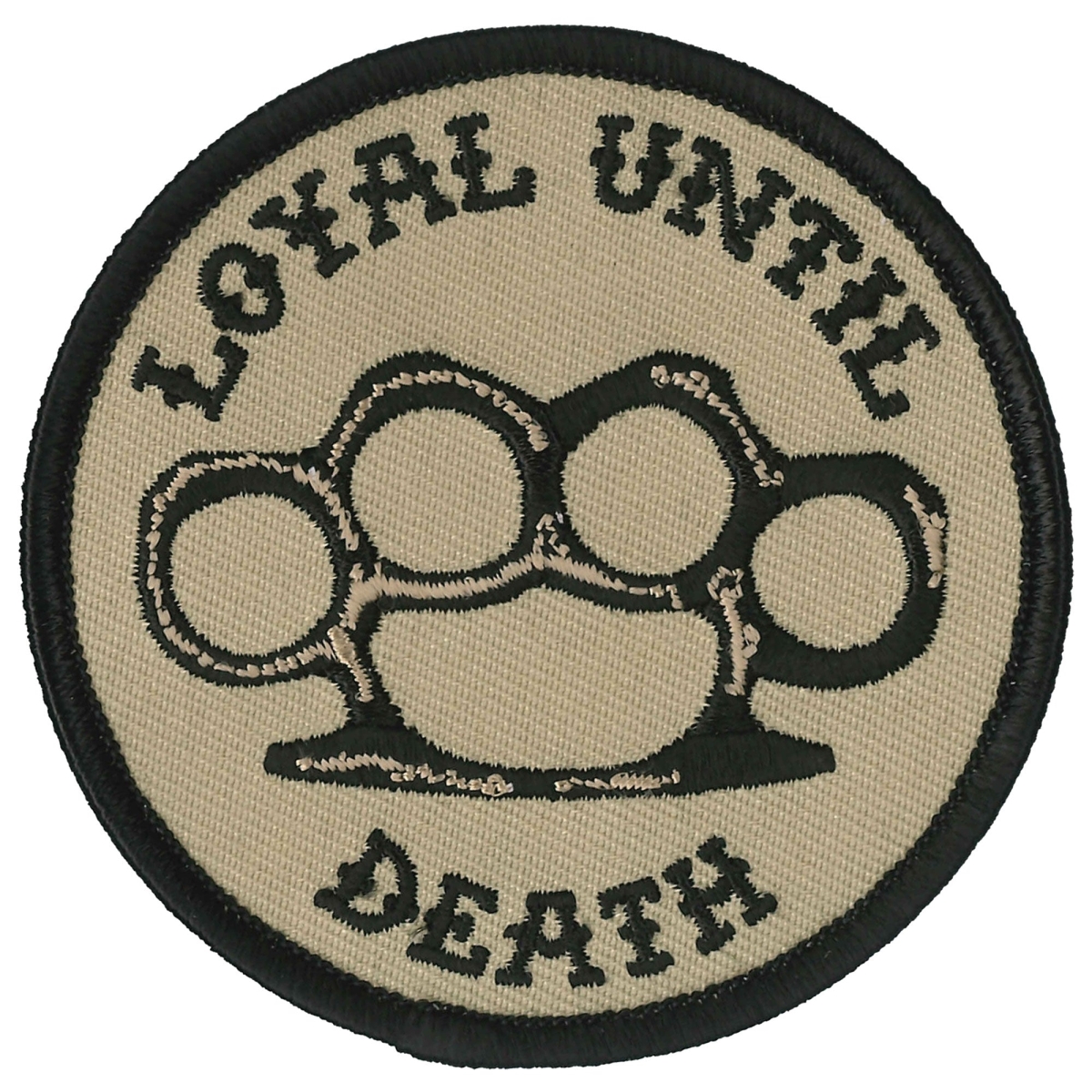 PPL9817 3 x 3 in. Loyal Until Death Patch - Multi Color