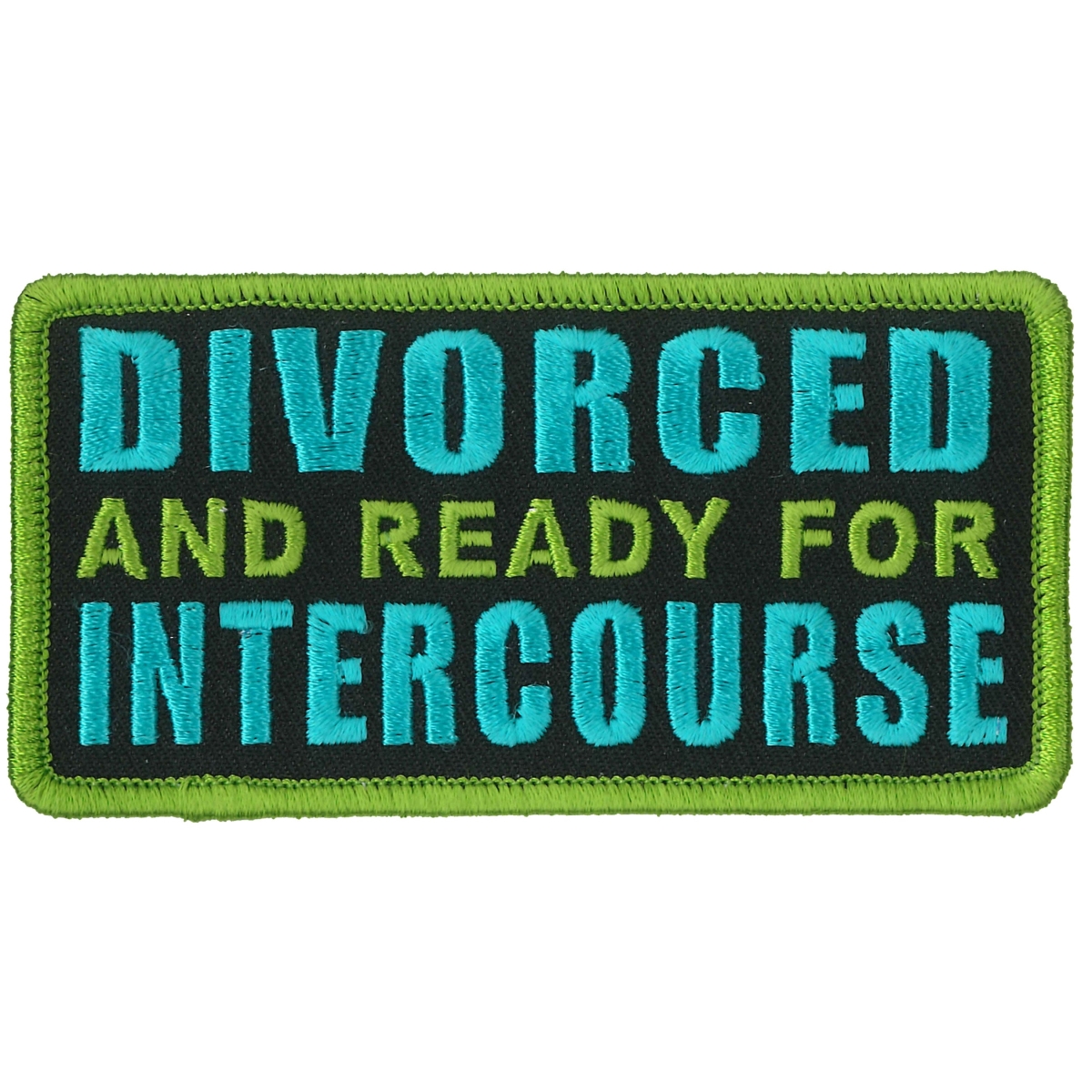 PPL9824 4 x 2 in. Divorced Patch - Multi Color