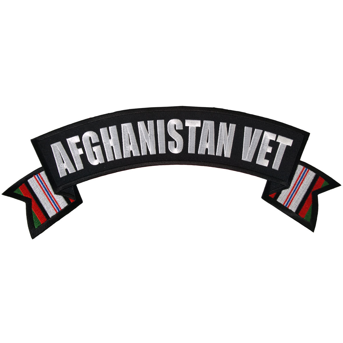 PPM2111 4 x 1 in. Afghanistan Vet Patch - Black & White