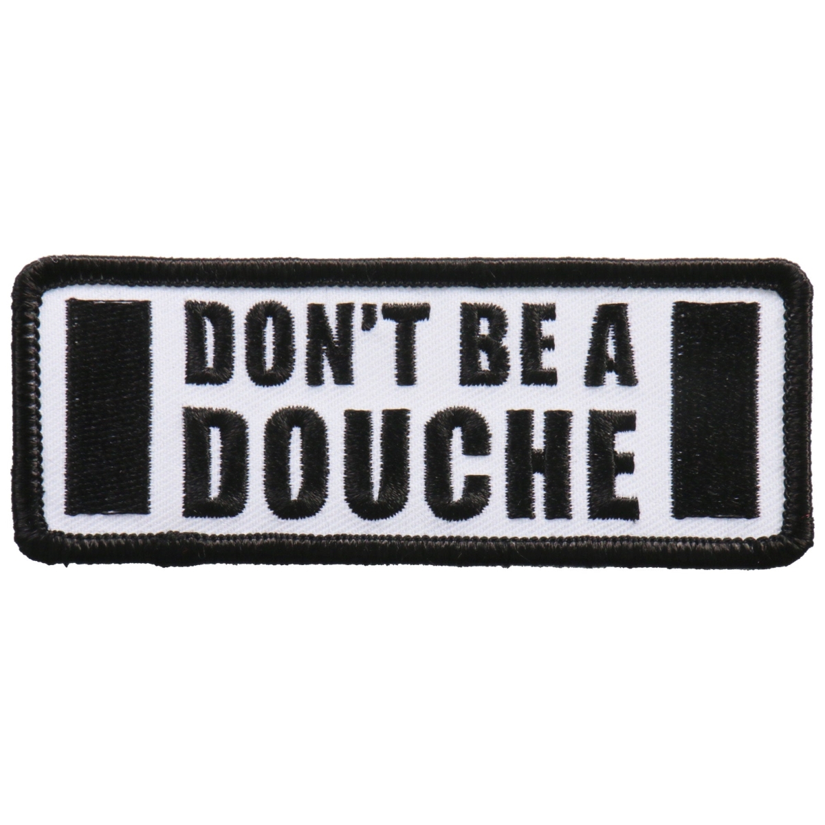 PPL9754 4 x 2 in. Dont Be A Douche Patch - Multi Color