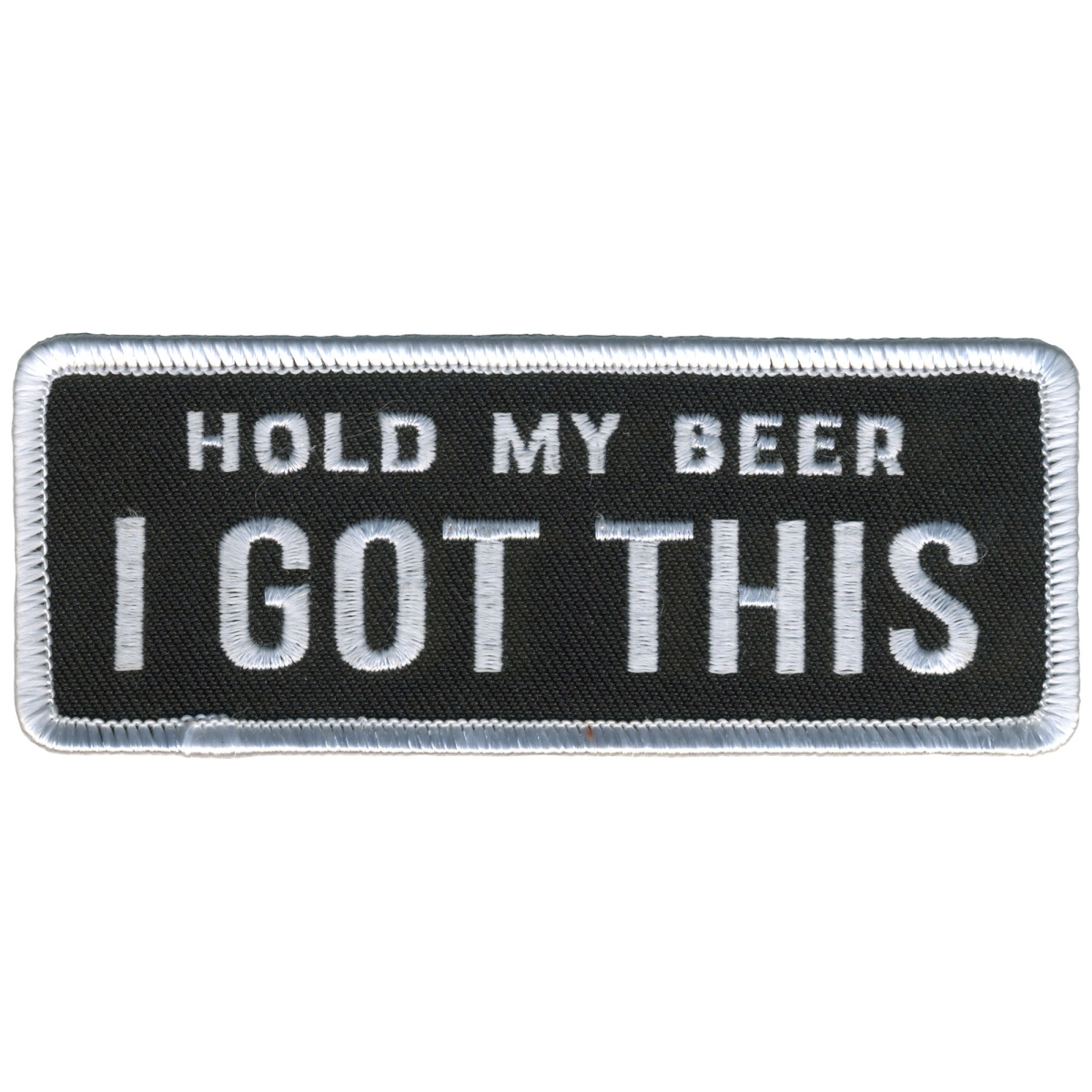PPL9783 4 x 2 in. Hold My Beer Patch - Multi Color