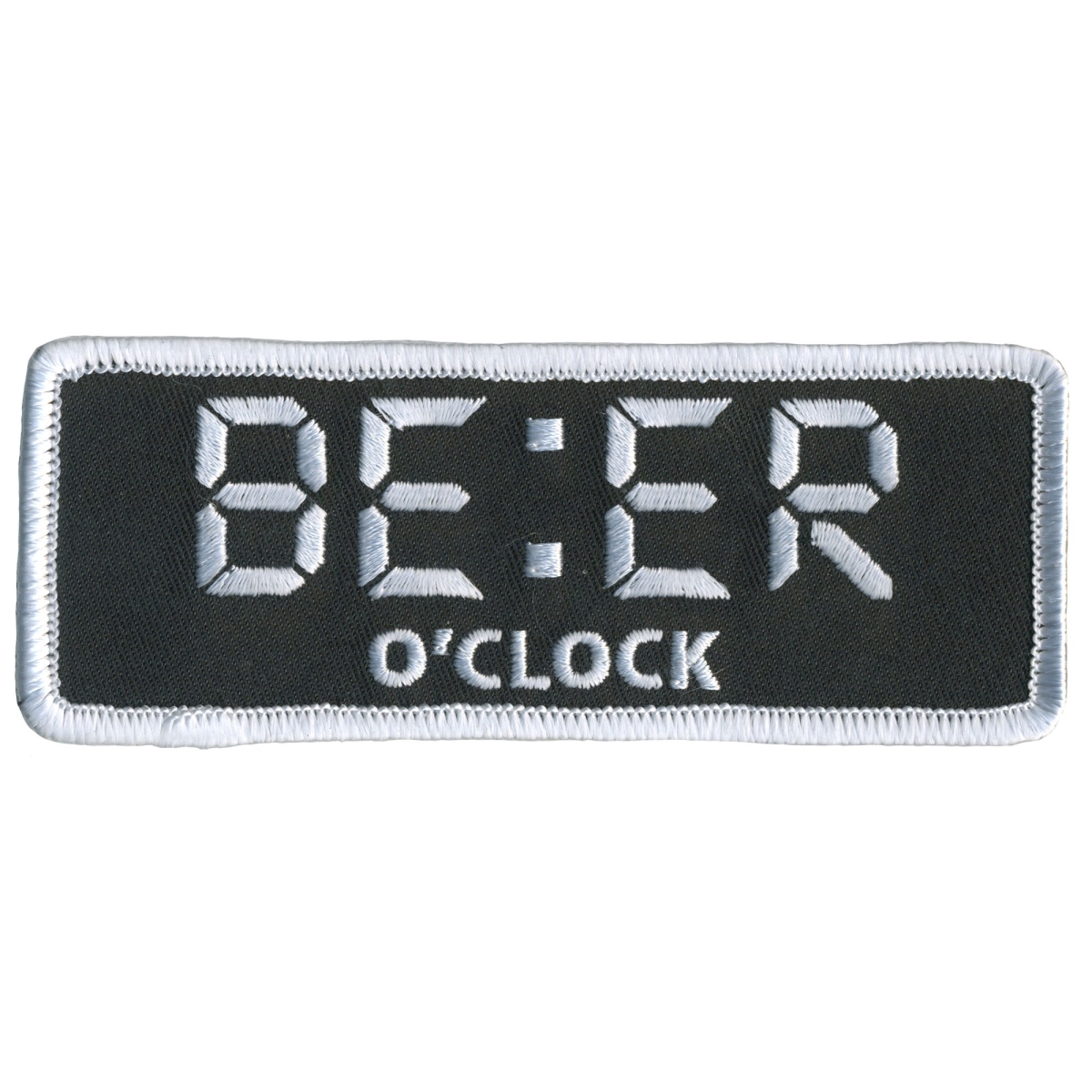 PPL9808 4 x 2 in. Beer O Clock Patch - Multi Color