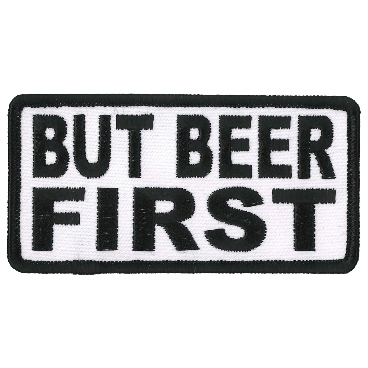 PPL9822 4 x 2 in. Beer First Patch - Multi Color