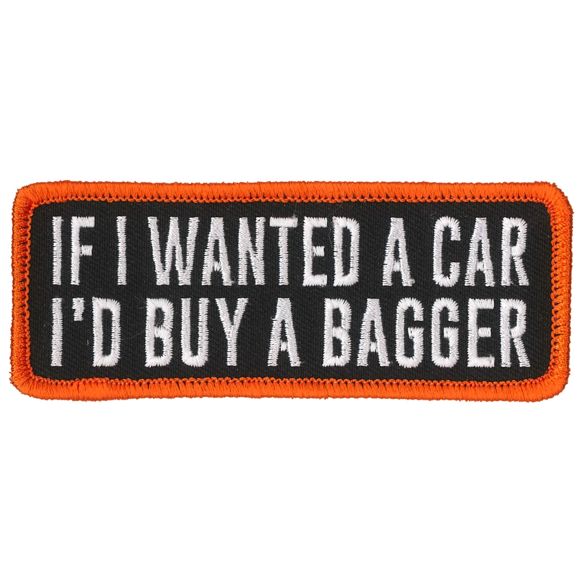 PPL9852 4 x 2 in. Car Bagger Patch - Multi Color