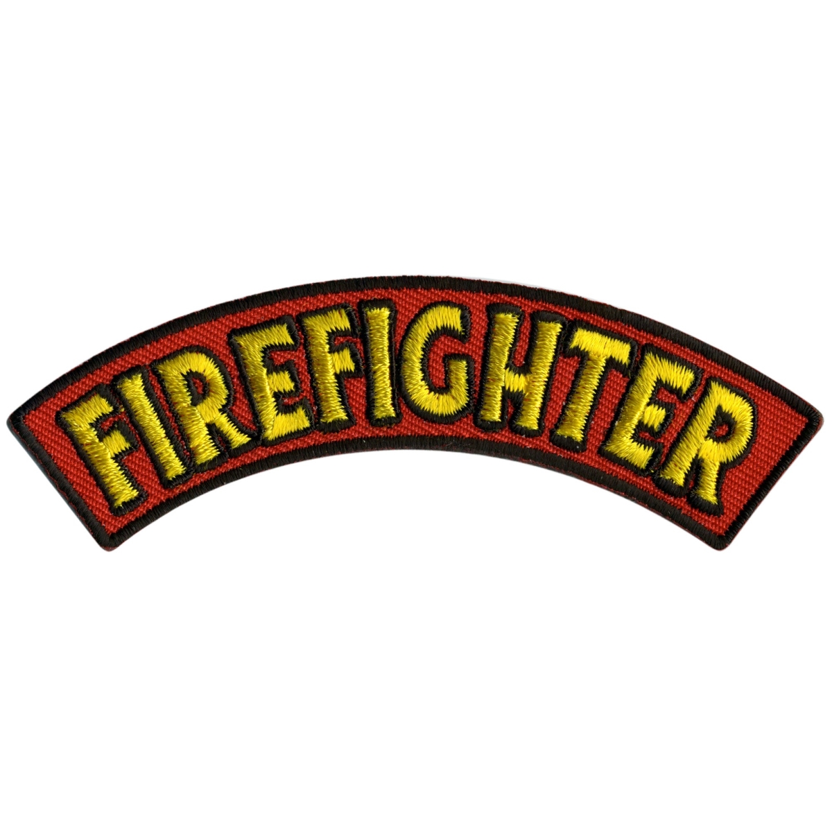 PPM4132 4 x 1 in. Firefighter Top Rocker Patch - Multi Color