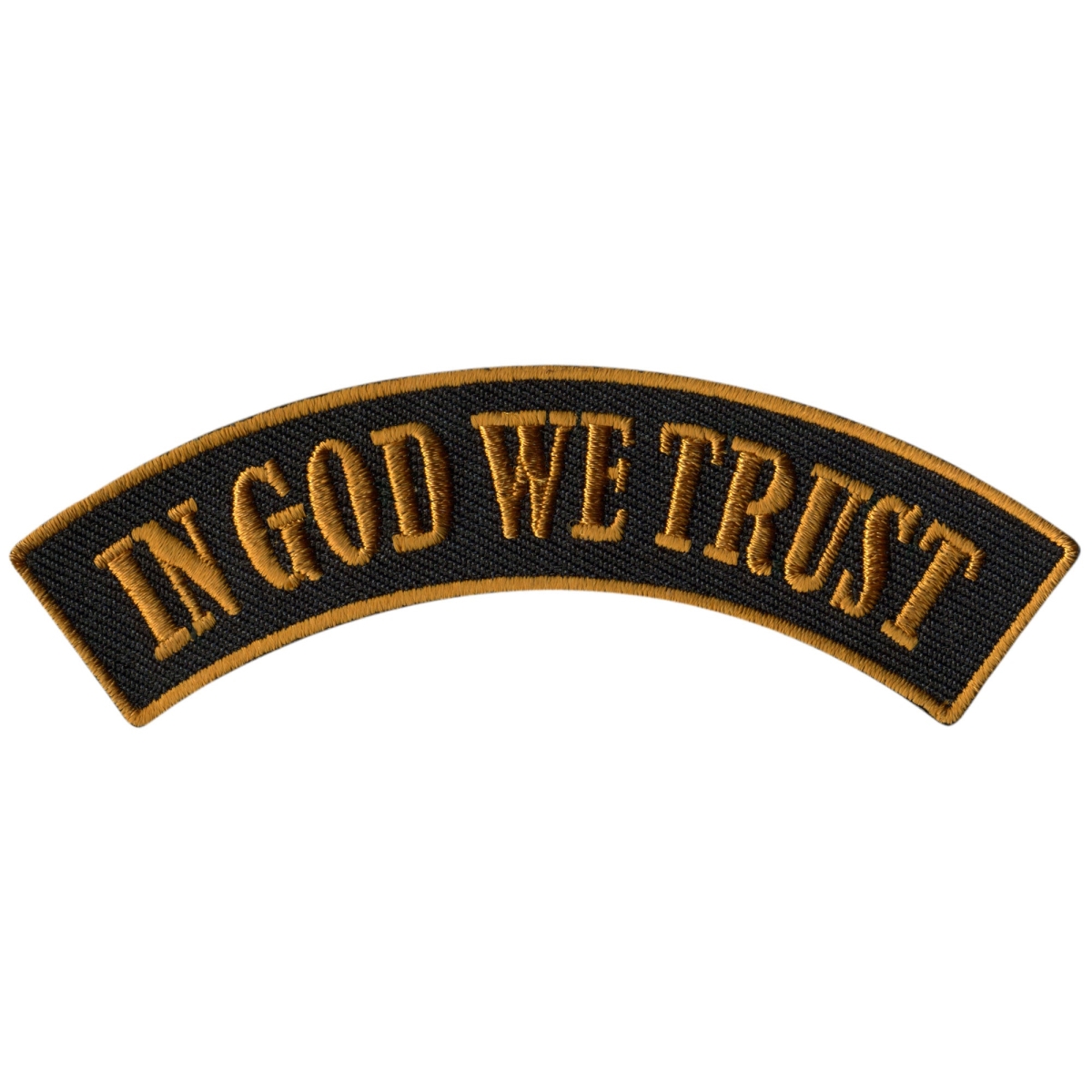 PPM4136 4 x 1 in. In God We Trust Top Rocker Patch - Multi Color