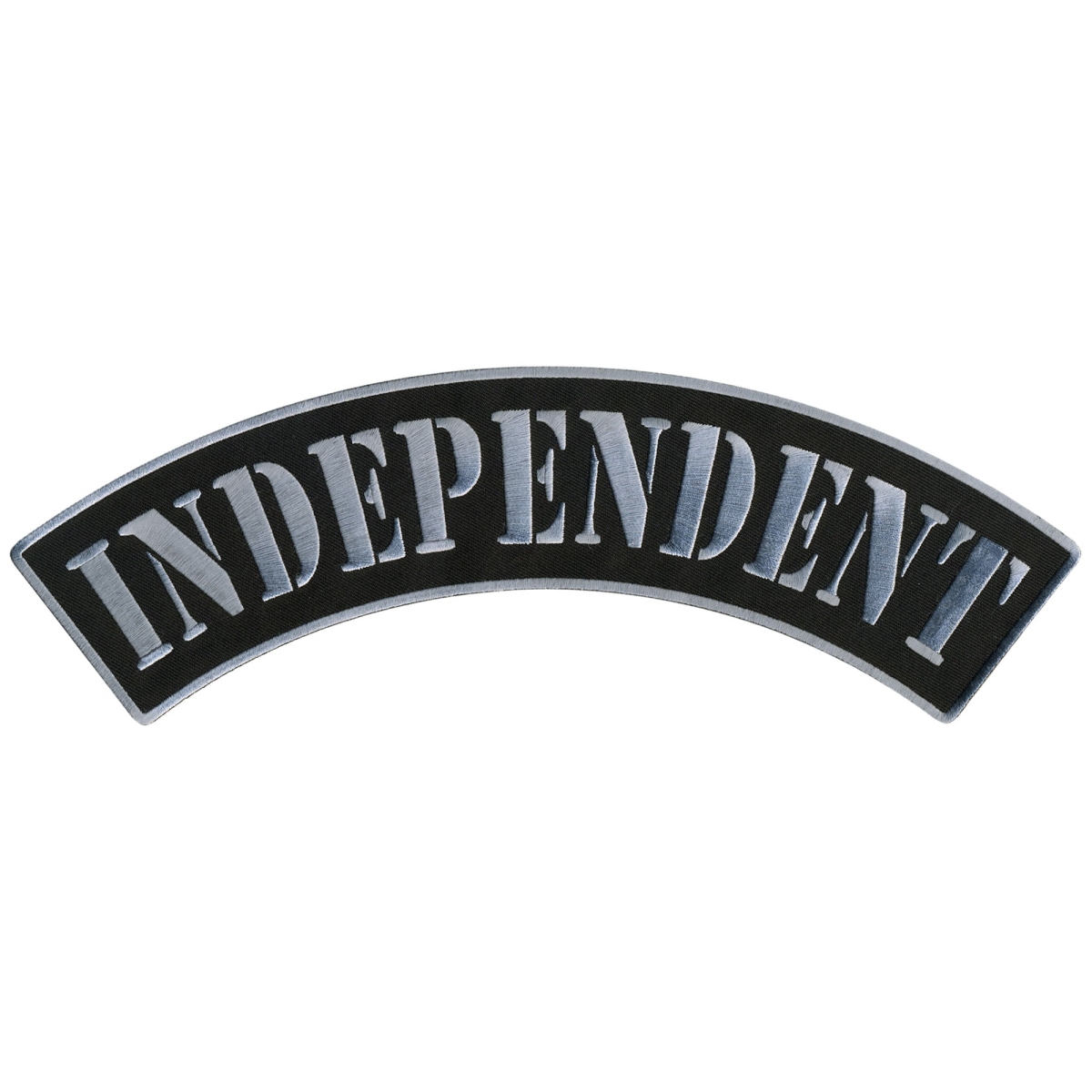 PPM4169 12 x 3 in. Independent Top Rocker Patch - Multi Color