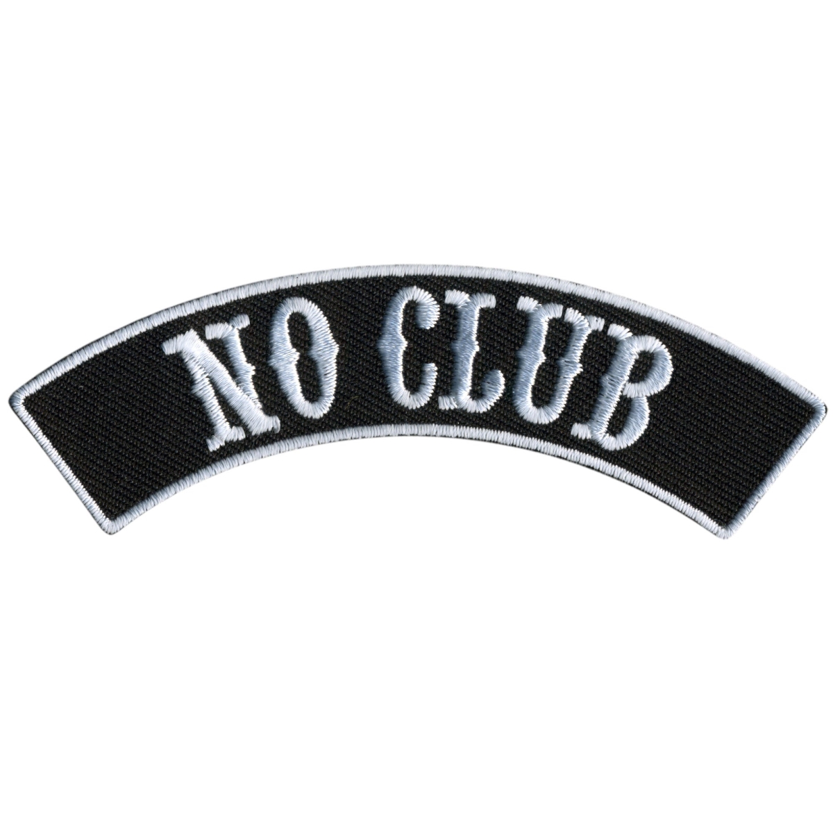 PPM4172 4 x 1 in. No Club Top Rocker Patch - Multi Color