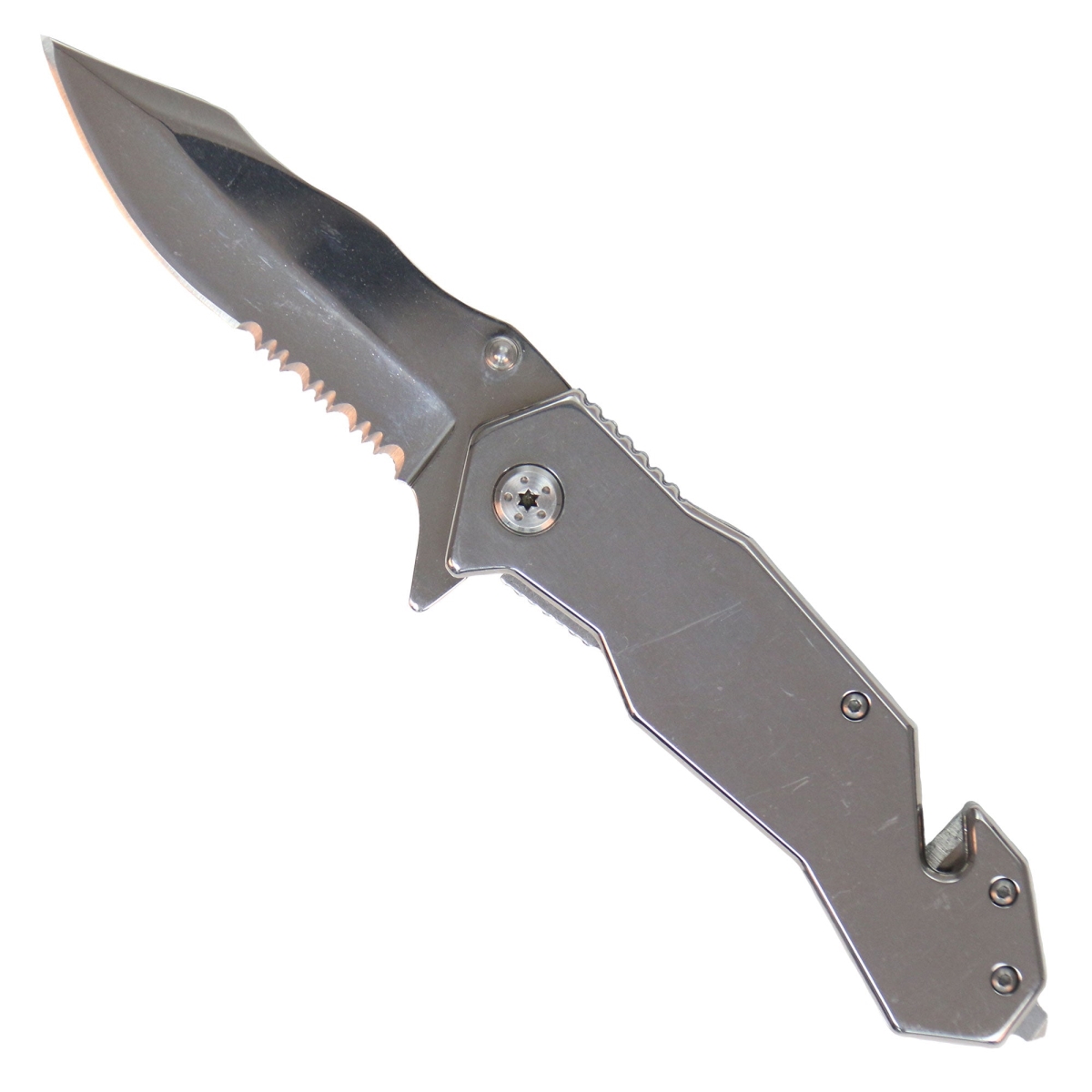 Picture of Hot Leathers KNA1141 4 in. Mirror Tactical Knife