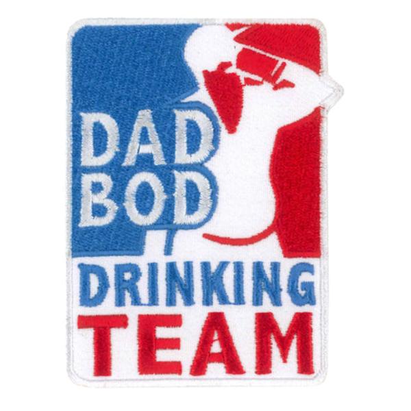 PPW1220 2.5 x 3.3 in. Dad Bod Embroidered Patch - Multi Color
