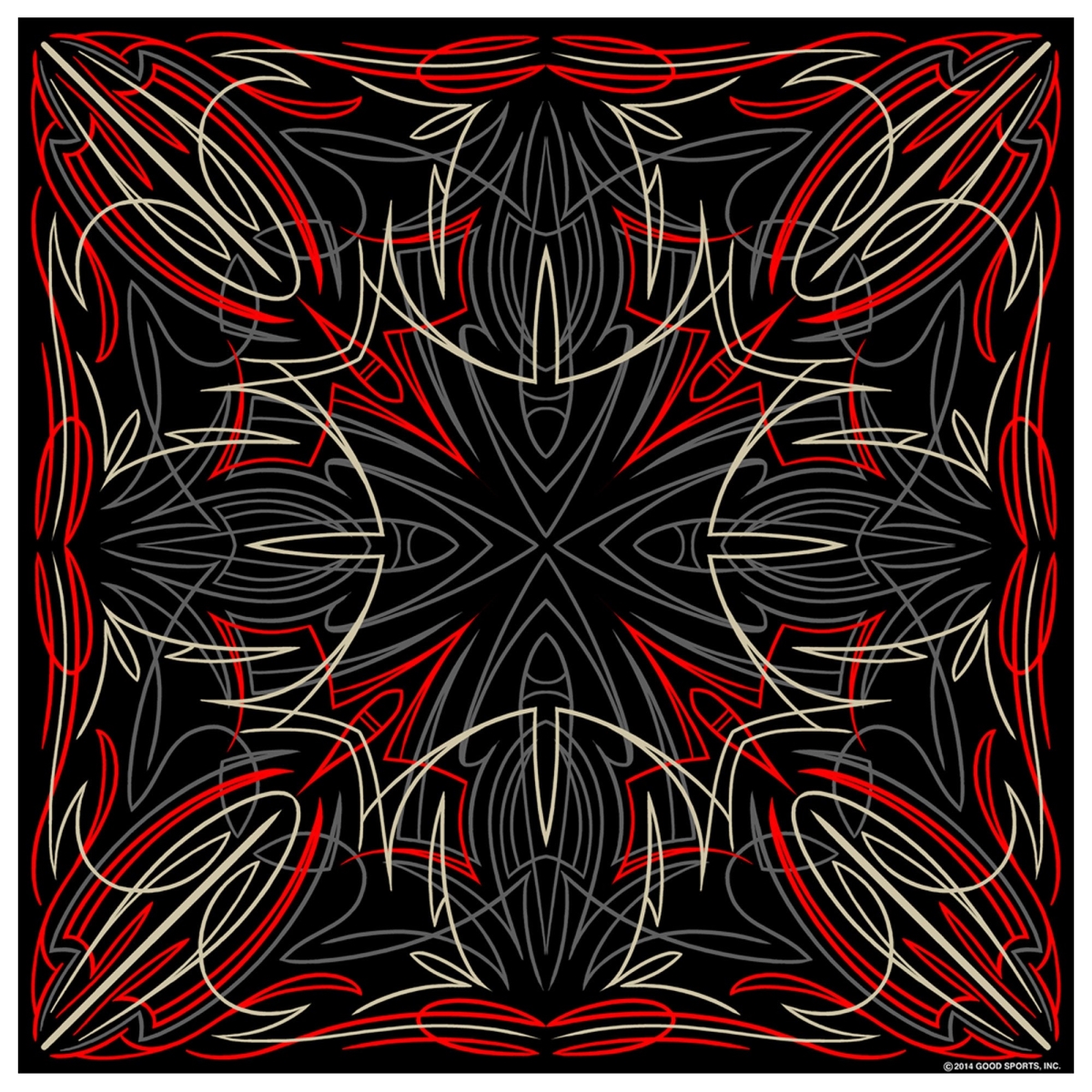 BAB1074 21 x 21 in. Pinstripe Bandana