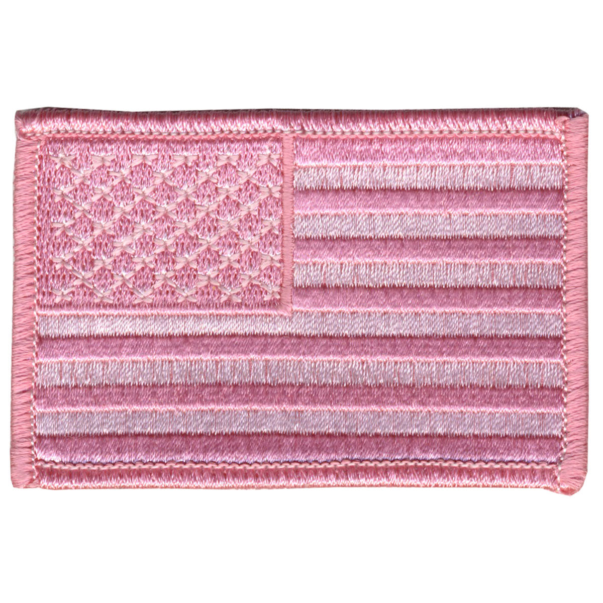 PPA7011 3 x 2 in. American Flag Patch - Pink