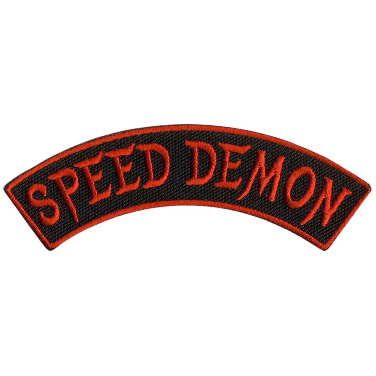 PPM4208 4 x 1 in. Speed Demon Top Rocker Patch - Multi Color