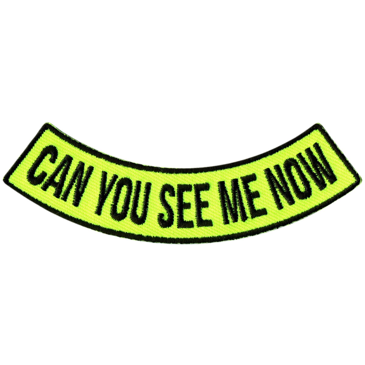 PPM5120 4 x 1 in. Can You See Me Now Bottom Rocker Patch - Multi Color