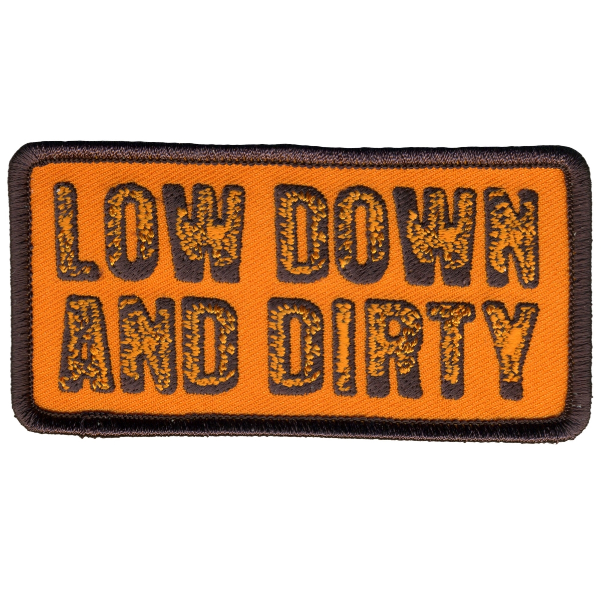 PPL9921 4 x 2 in. Low Down & Dirty Patch - Multi Color