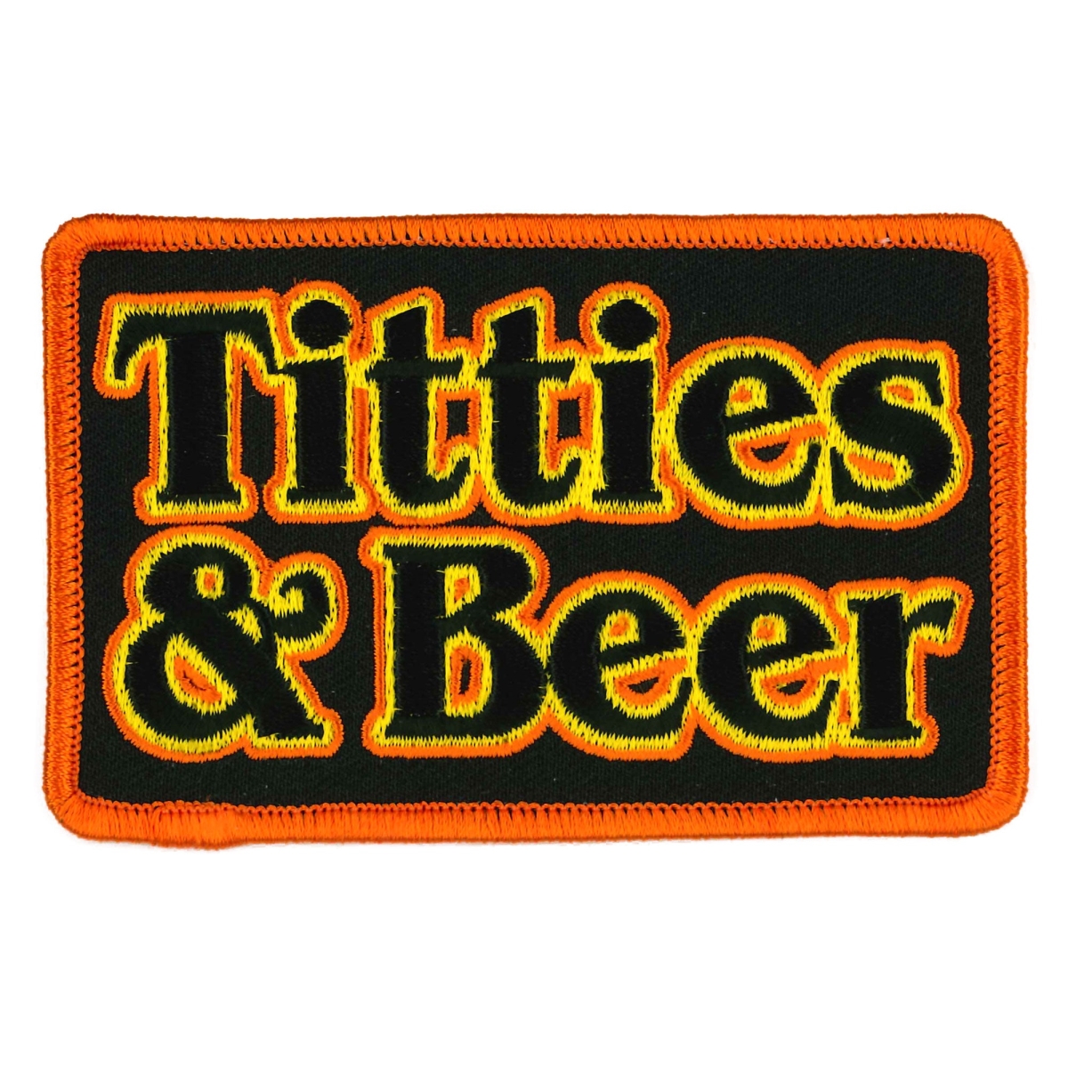 PPW1076 4 x 3 in. Titties & Beer Patch - Multi Color